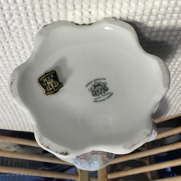 RARE Antique 1940’s German Gerold Porzellan Pitcher in Pattern Gdr2 - Picture 7 of 13